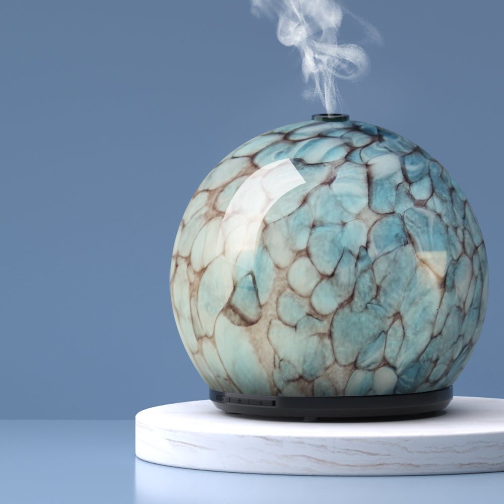Devanti Aroma Diffuser Aromatherapy Glass 240ml - by Stevie Buoy