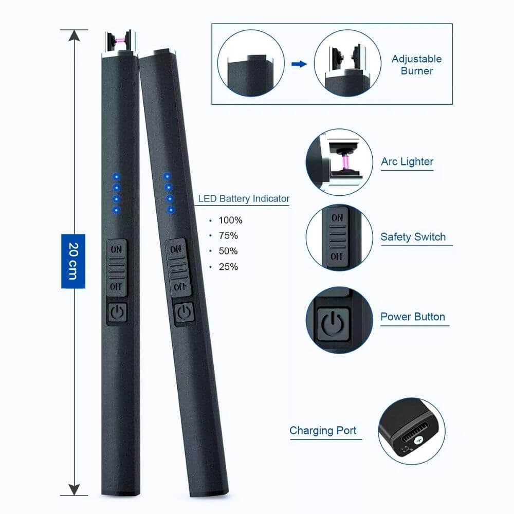 Electric Arc Lighter Usb Rechargeable - by Stevie Buoy