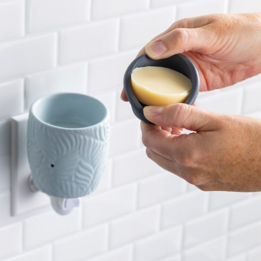 Wheat & Ivory Flip Dish Pluggable Warmer - by Stevie Buoy