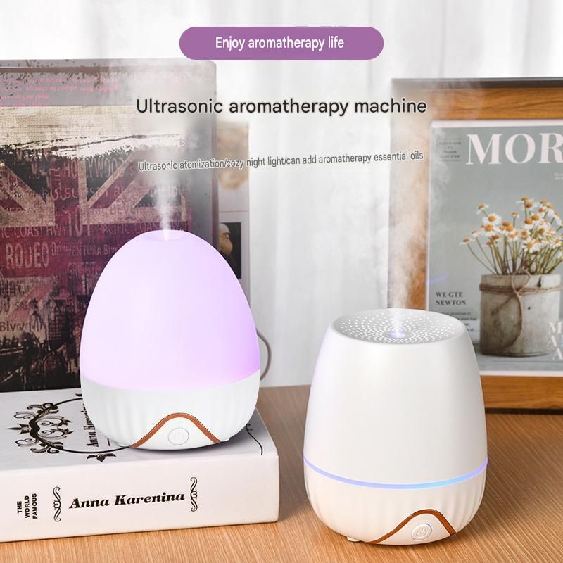 White Bud-shaped Aroma Diffuser 150ml Ultrasonic Aroma Diffuser Humidifier with Night Light – Essential Oil Fragrance