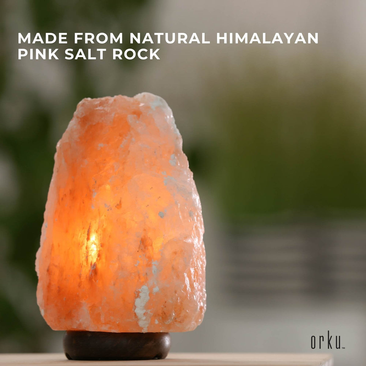 12v 12w 2-3 Kgs Himalayan Pink Salt Lamp Natural Rock Crystal Light Bulb On/off - by Stevie Buoy