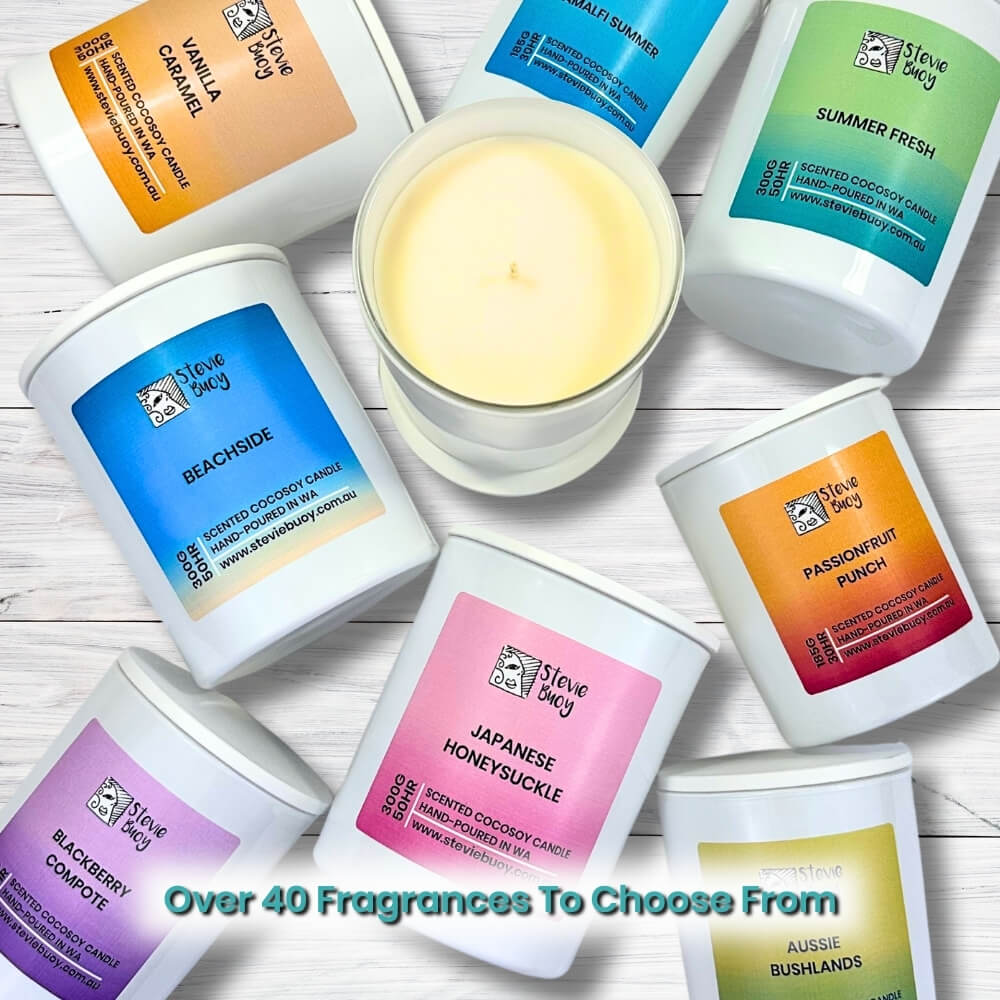 Scented CocoSoy Candles - Shop Now @ Stevie Buoy