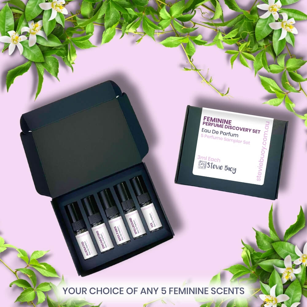 Feminine Perfume Discovery Set - by Stevie Buoy