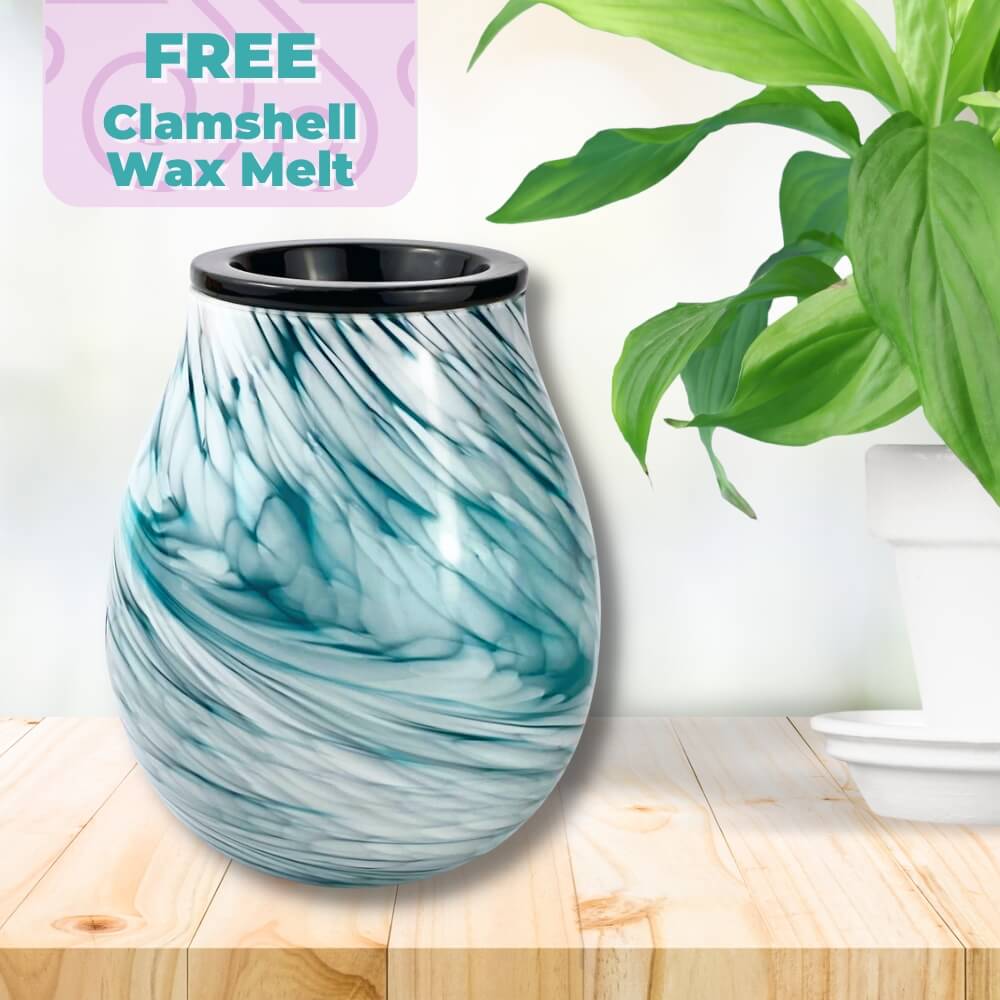 Pacific Glass Wax Warmer - Shop Now @ Stevie Buoy