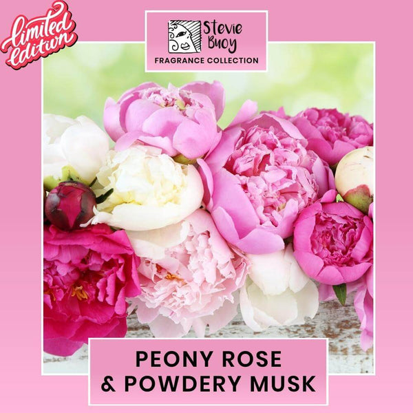 Peony Rose & Powdery Musk - Shop Now @ Stevie Buoy