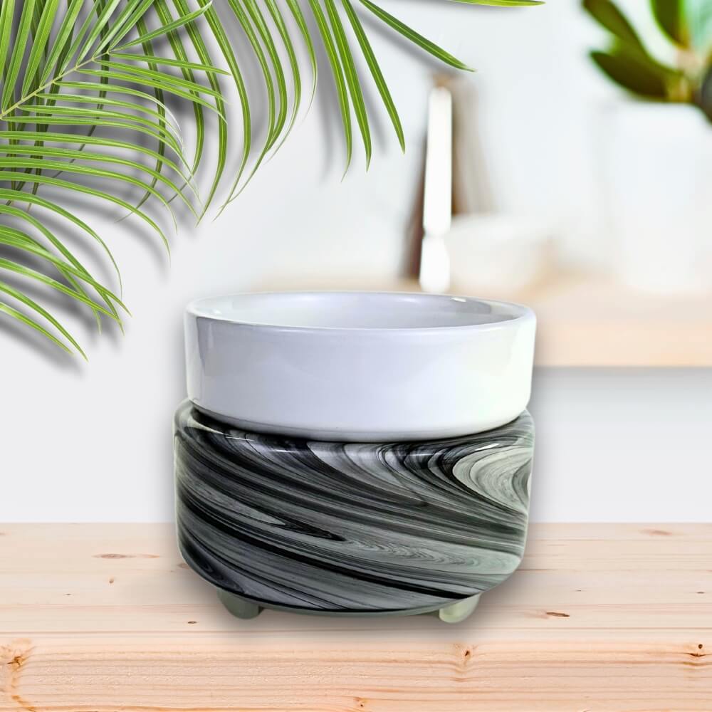 Monochrome Vogue Glass Heat Pad Wax Warmer - Shop Now @ Stevie Buoy