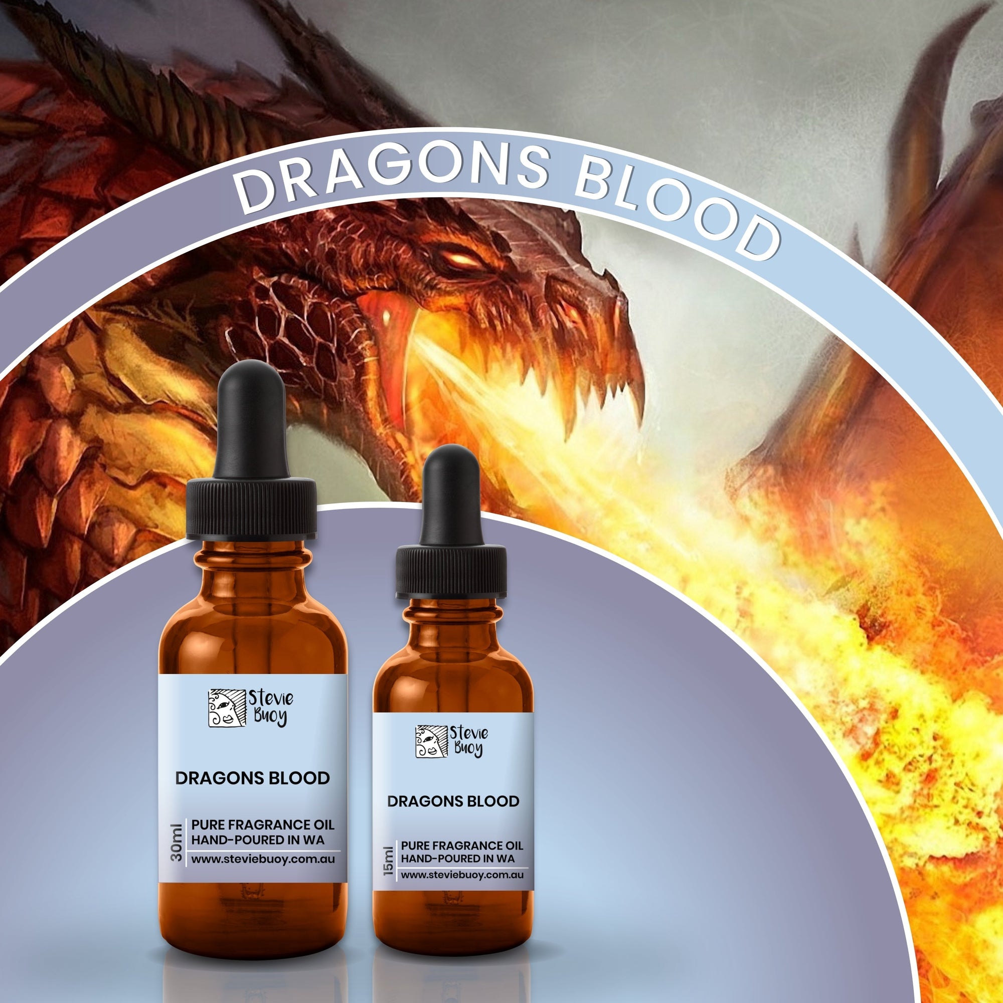 Amber & Woody Aroma Oil Set (4 × 15ml) - by Stevie Buoy