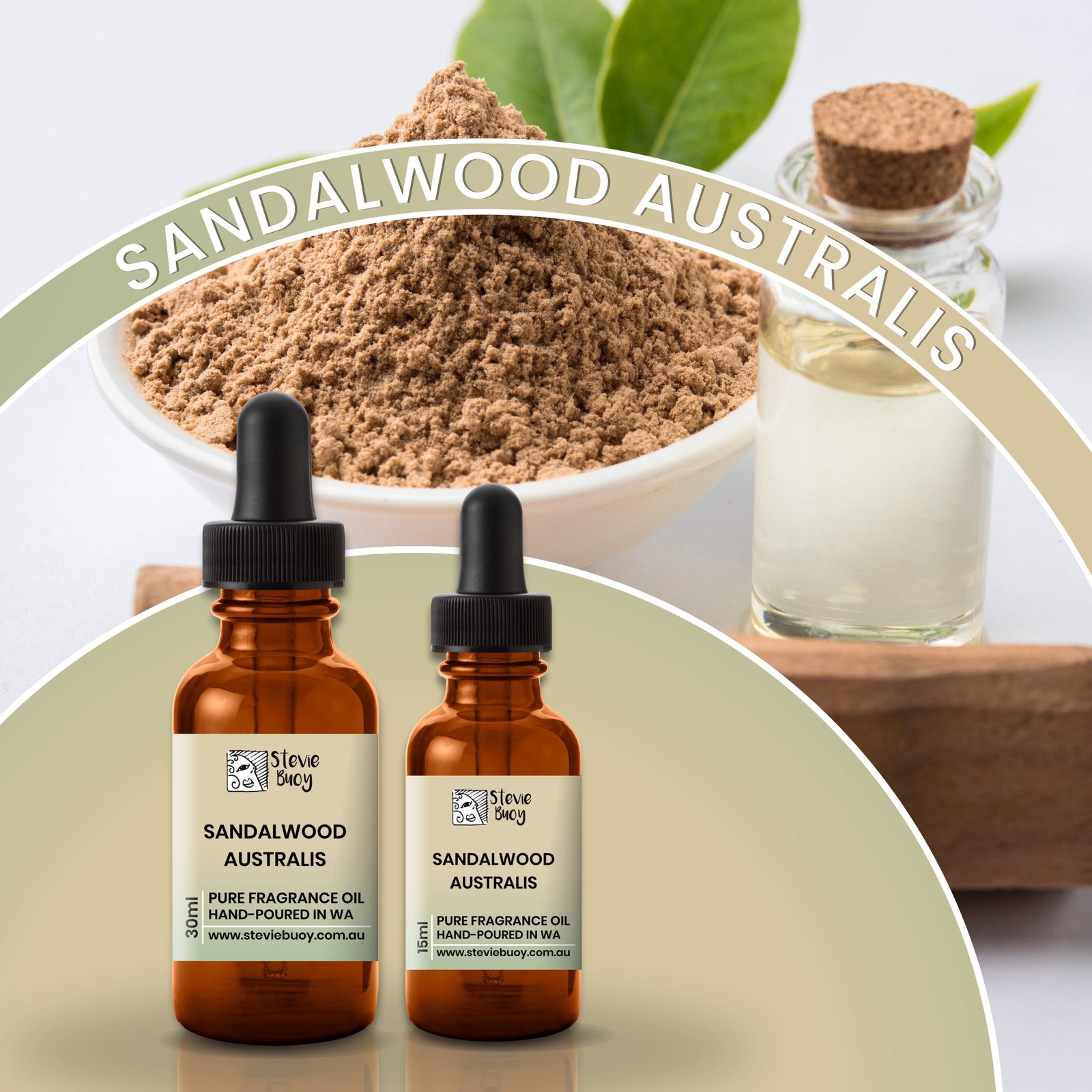 Amber & Woody Aroma Oil Set (4 × 15ml) - by Stevie Buoy