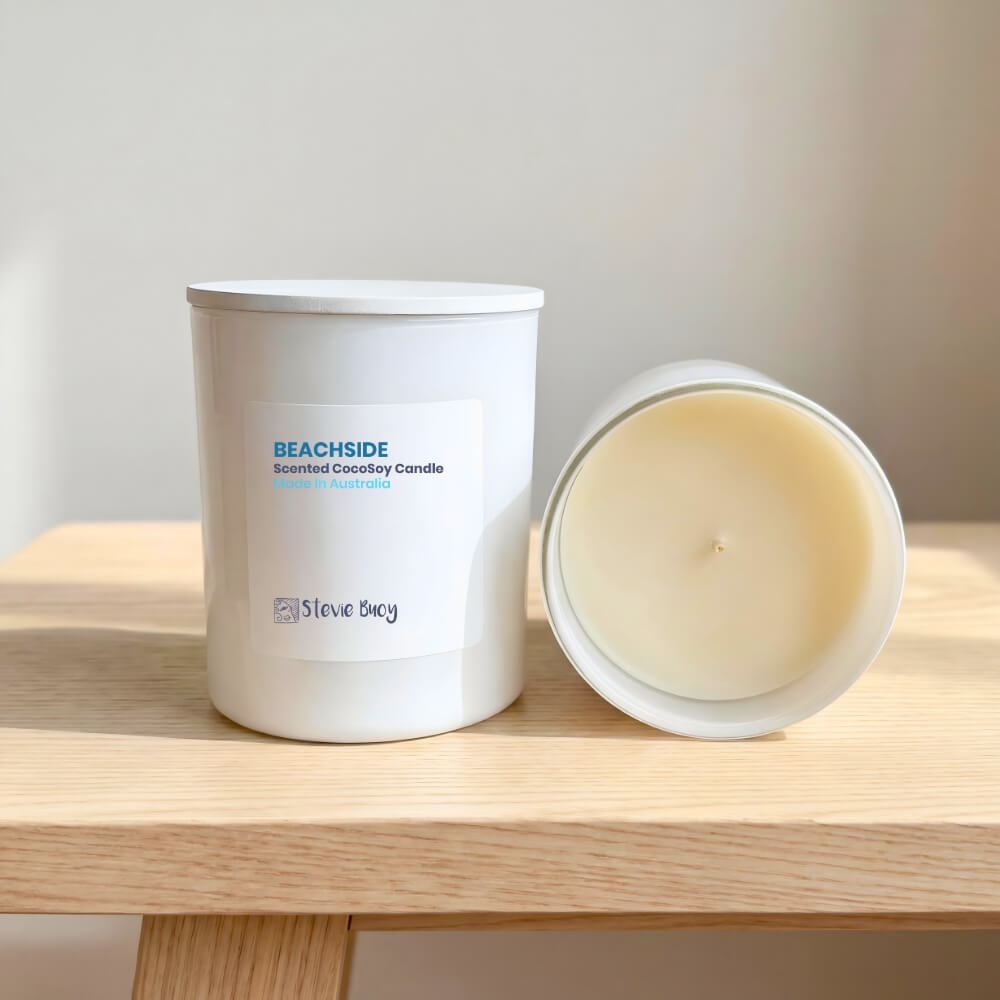 Beachside Scented Cocosoy Candles - Large by Stevie Buoy