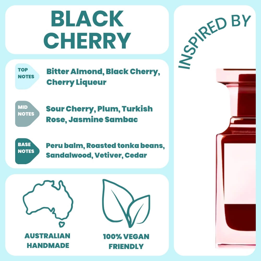 Black Cherry Perfume - 50ml by Stevie Buoy