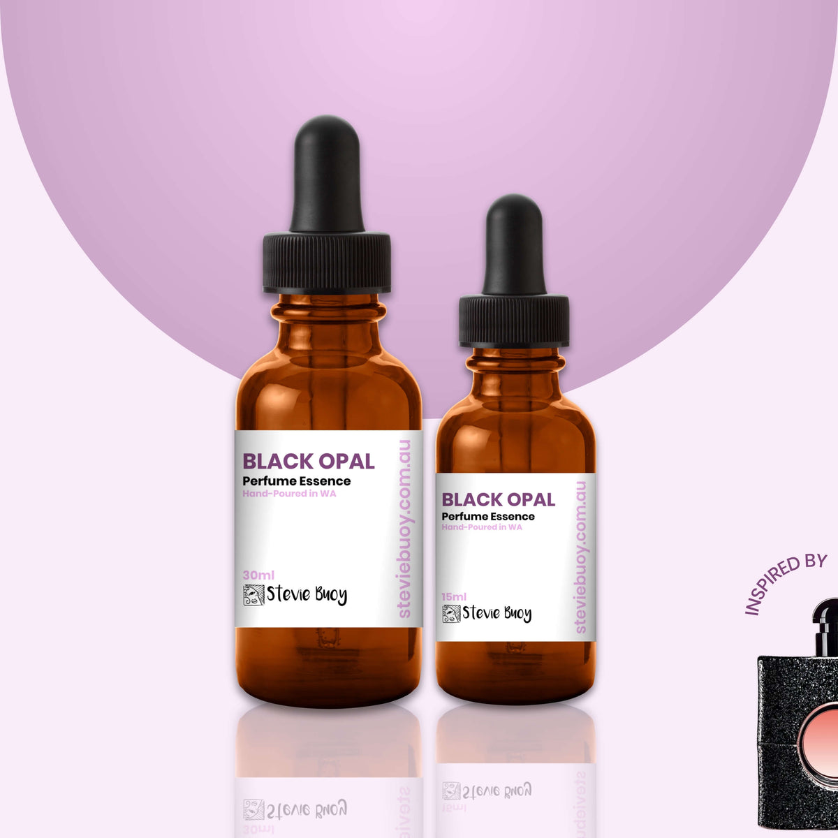 Black Opal Perfume Essence for Aroma Diffusers - by Stevie Buoy