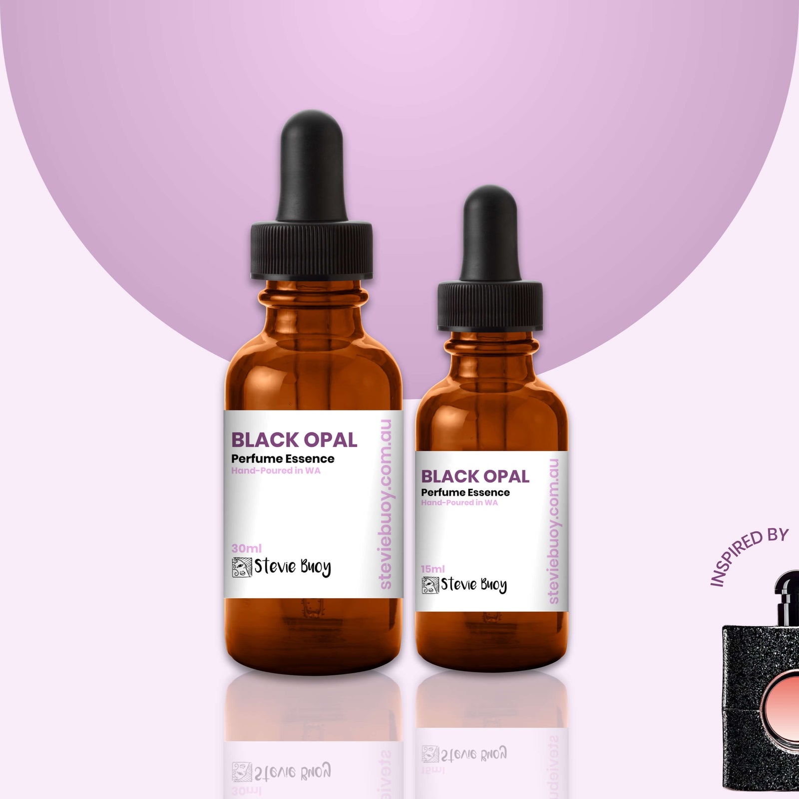 Black Opal Perfume Essence for Aroma Diffusers - by Stevie Buoy