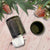 Black patterned plug-in fragrance warmer.