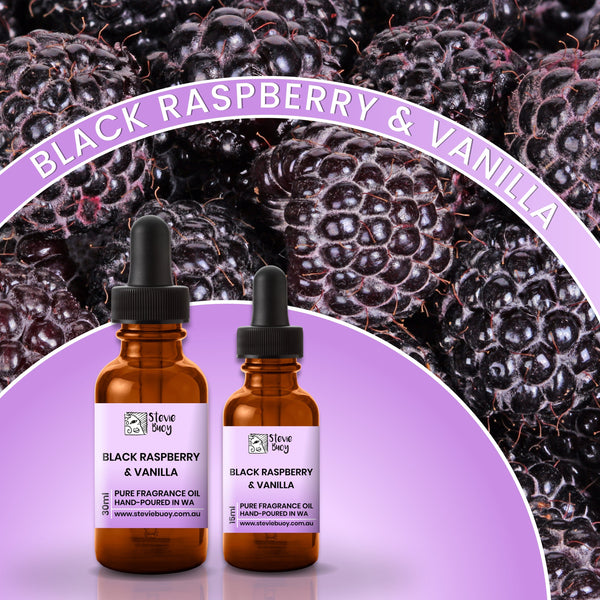 Black Raspberry & Vanilla Fragrance Oil for Aroma Diffusers - Stevie Buoy