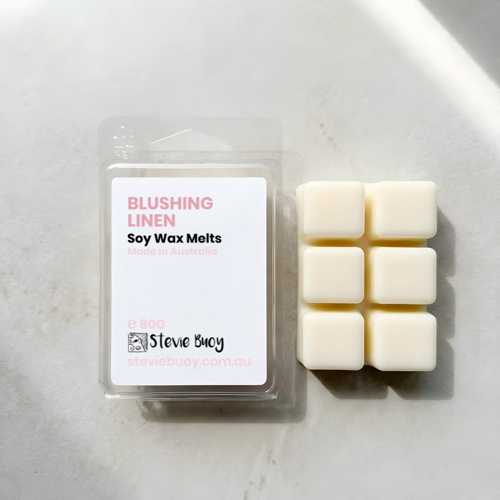 Blushing Linen Clamshell Wax Melts - by Stevie Buoy