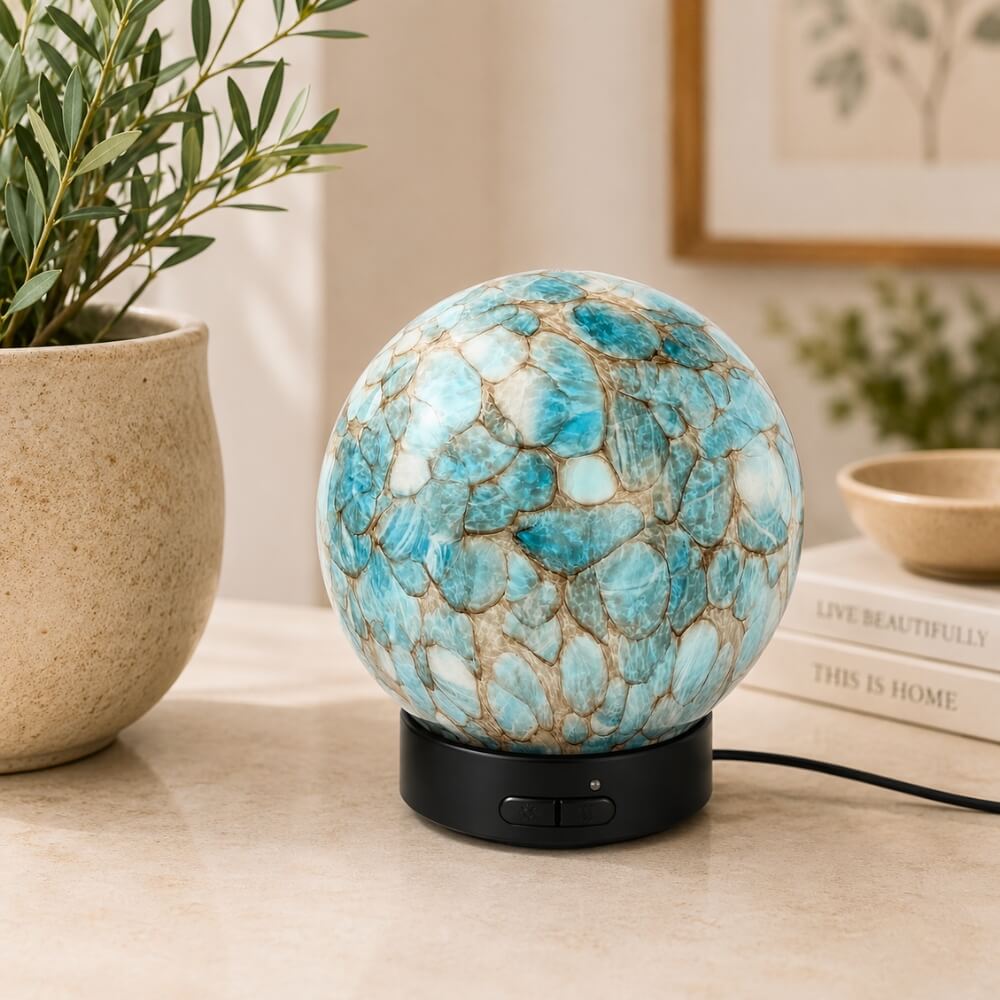 Callisto Sphere Glass Ultrasonic Diffuser - by Stevie Buoy