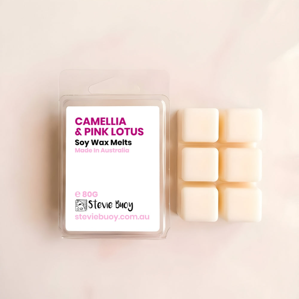 Camellia &amp; Pink Lotus Clamshell Wax Melts - by Stevie Buoy