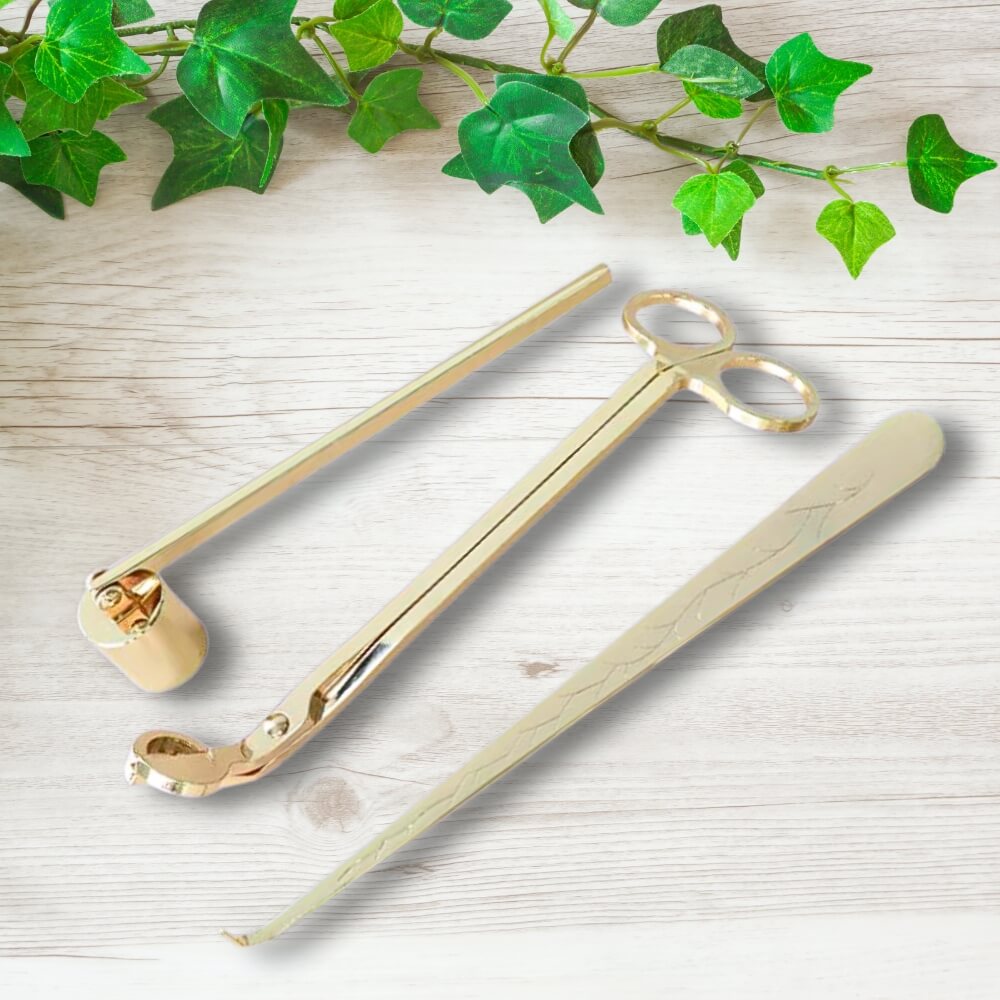 Candle Care Kit - 3 Piece Gold - by Stevie Buoy