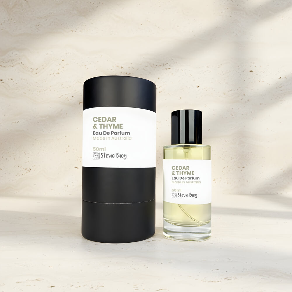 Cedar & Thyme Perfume - 50ml by Stevie Buoy