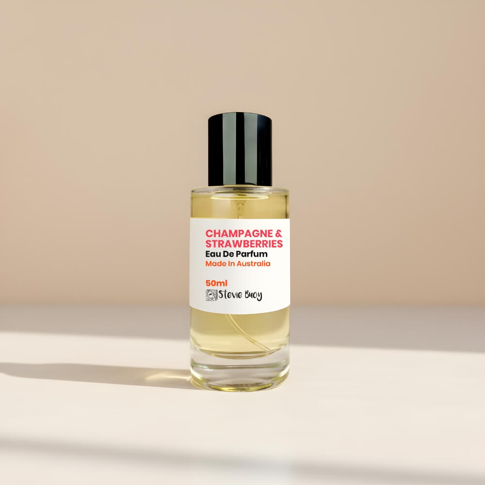 Champagne & Strawberries Perfume - 50ml by Stevie Buoy