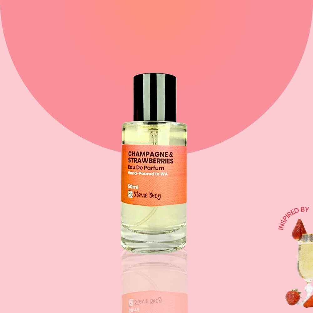 Champagne & Strawberries Perfume - 50ml by Stevie Buoy