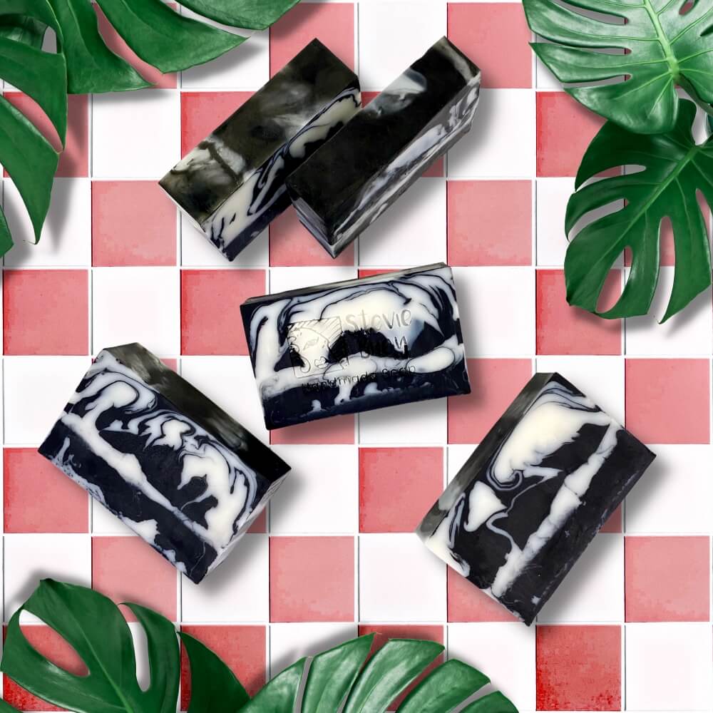 Charcoal Kaolin &amp; Tea Tree Cleansing Soap - by Stevie Buoy