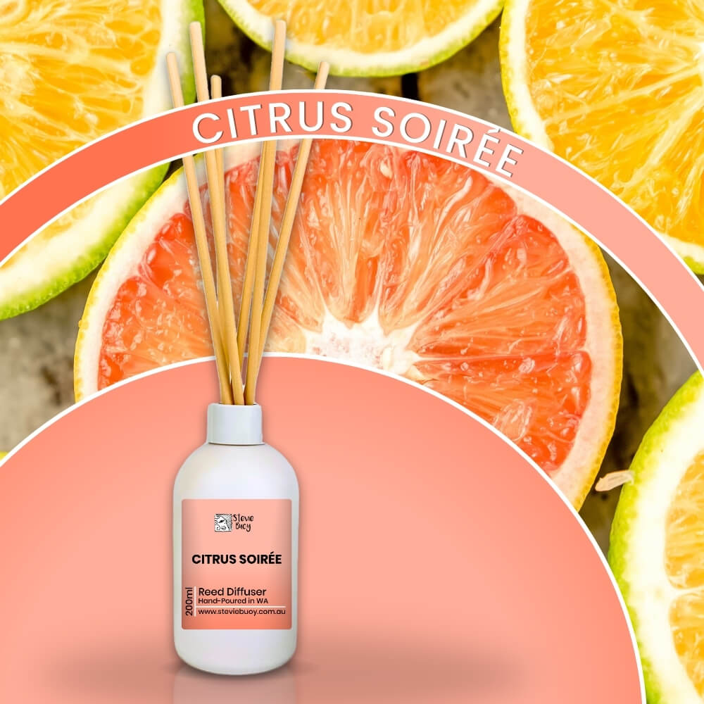 Citrus Soir√©e Reed Diffuser - 200ml by Stevie Buoy