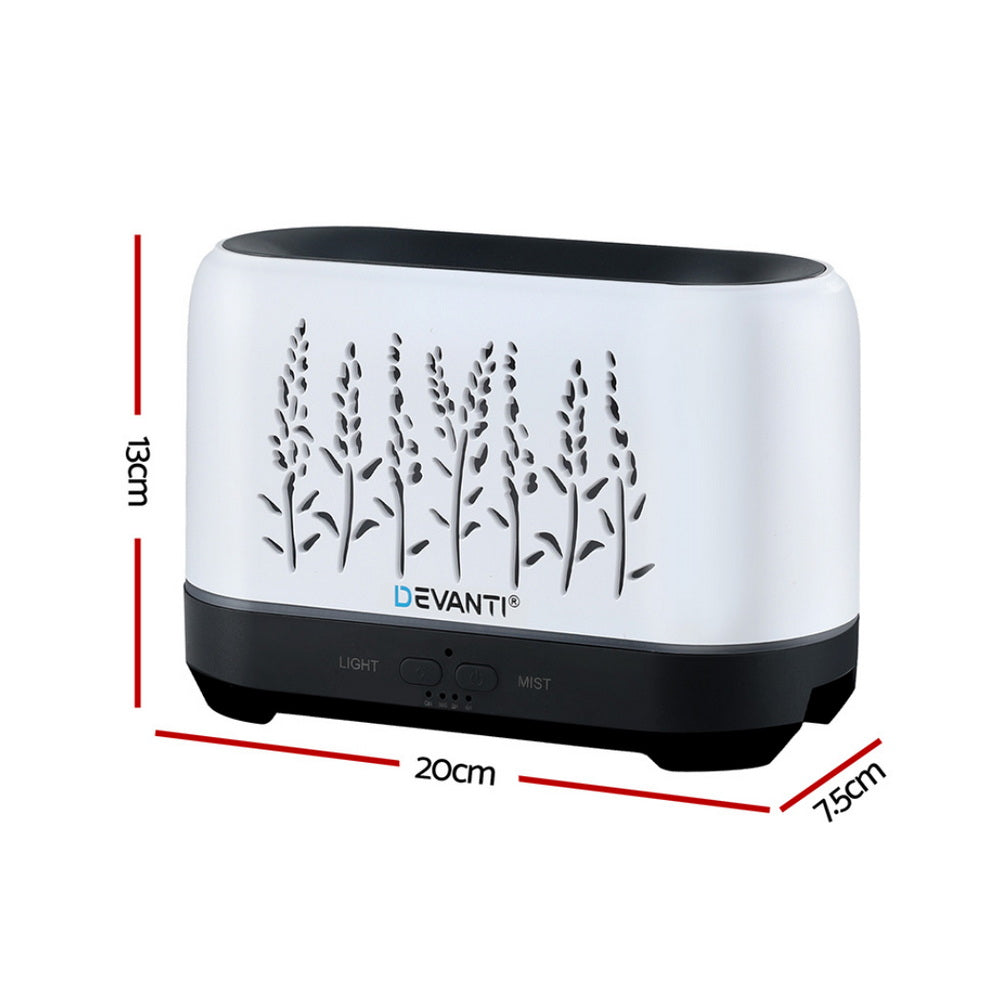 Devanti Aroma Diffuser Aromatherapy Flame 200ml - by Stevie Buoy