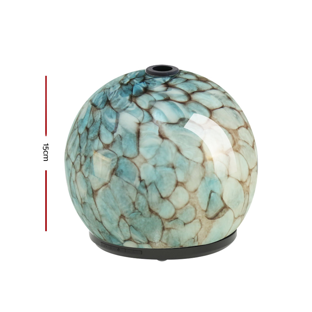 Devanti Aroma Diffuser Aromatherapy Glass 240ml - by Stevie Buoy