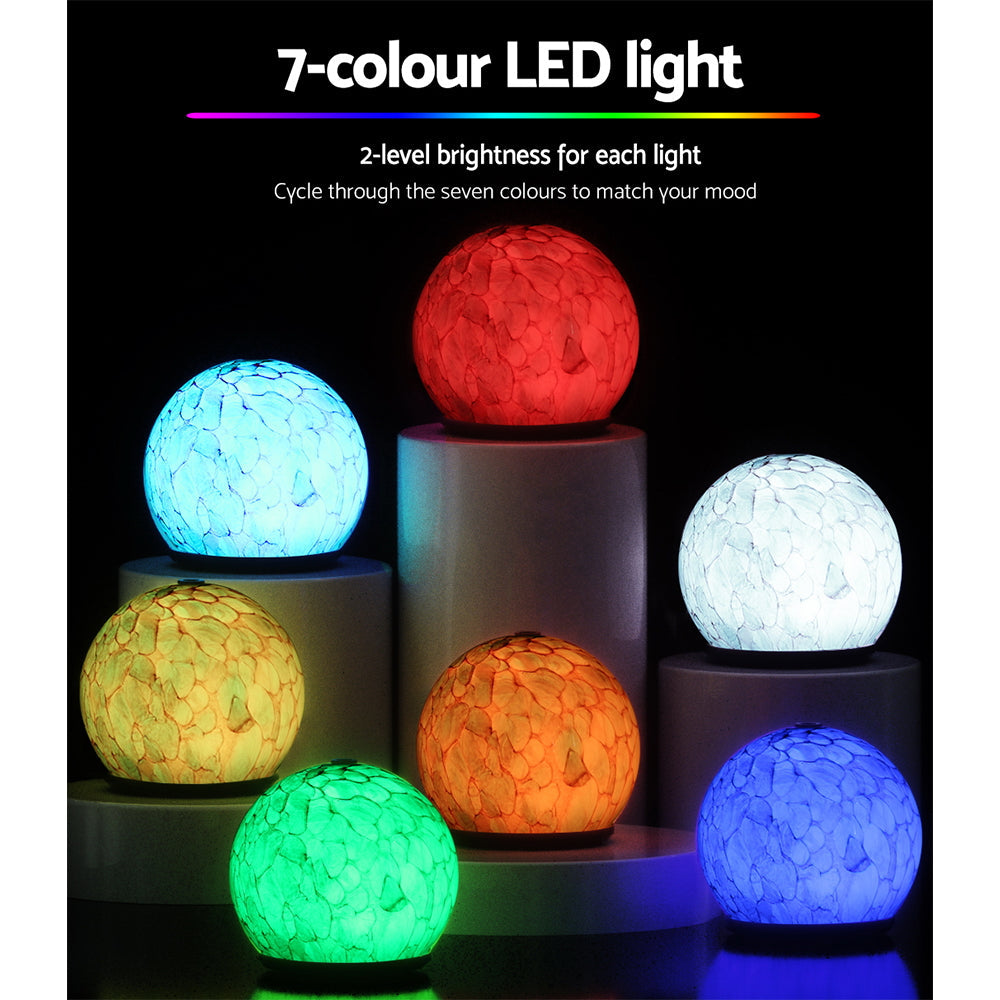 Devanti Aroma Diffuser Aromatherapy Glass 240ml - by Stevie Buoy