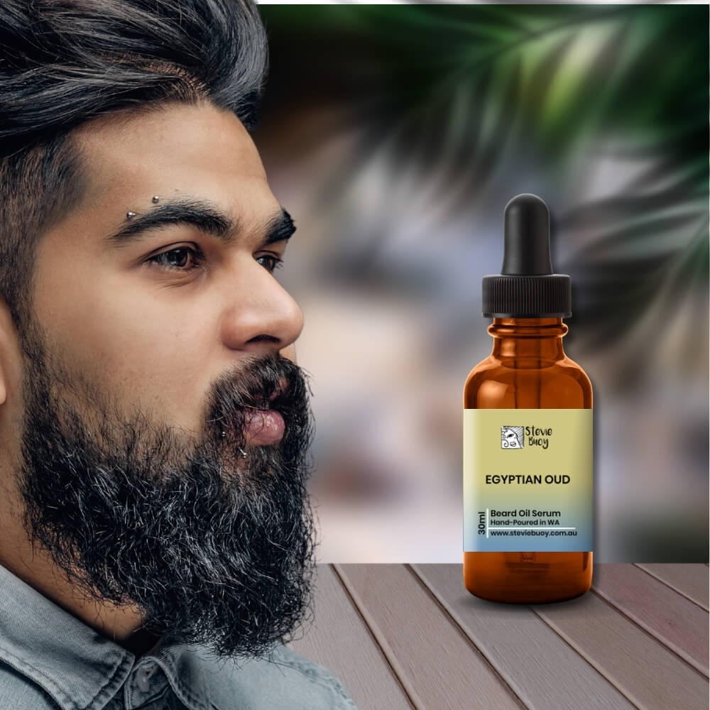 Egyptian Oud Beard &amp; Skin Serum - 30ml by Stevie Buoy
