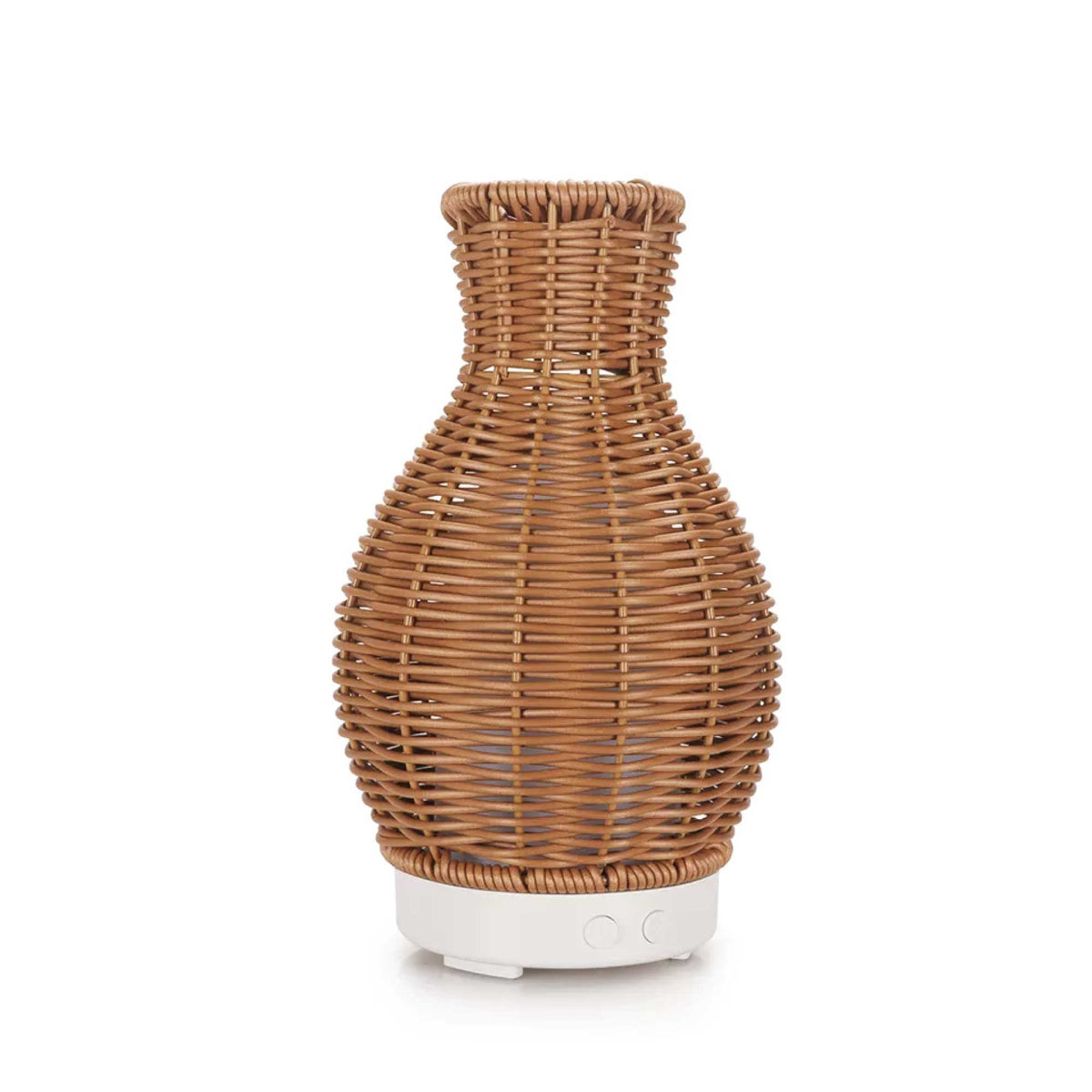 Essential Oil Aroma Diffuser and Remote - 100ml Rattan Vase Mist Humidifier - by Stevie Buoy