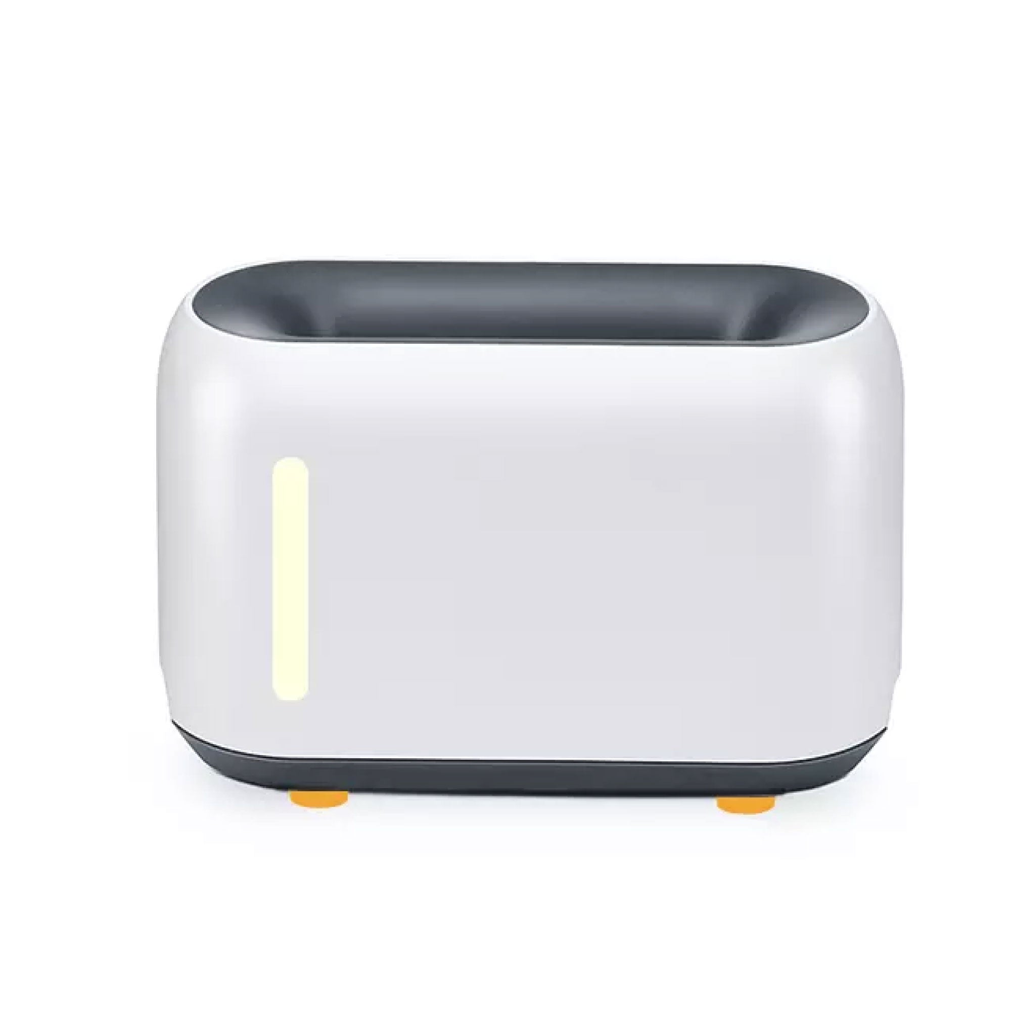 Essential Oil Aroma Diffuser and Remote White 240ml Flame Fire Style Air Humidifier by Stevie Buoy