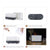 Essential Oil Aroma Diffuser and Remote White 240ml Flame Fire Style Air Humidifier by Stevie Buoy