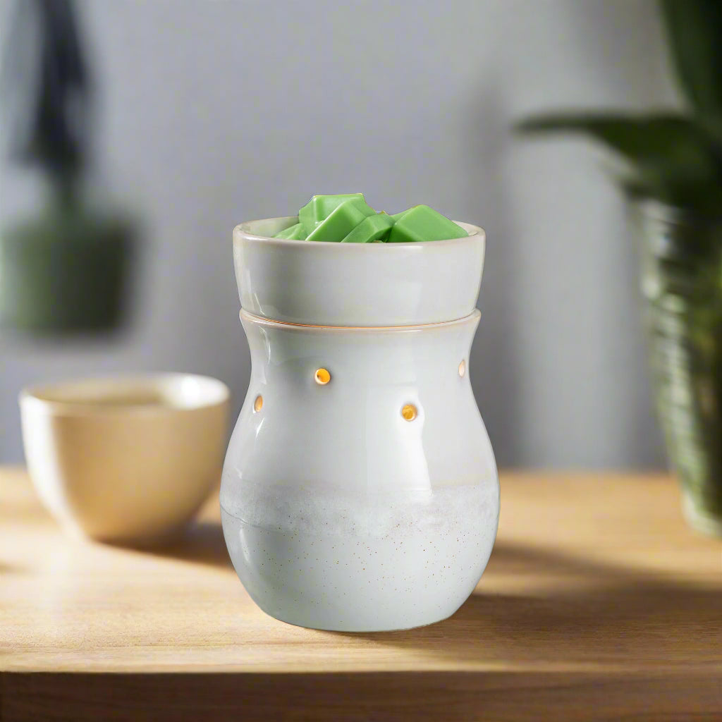 Frosted Farmhouse Illumination Warmer - by Stevie Buoy