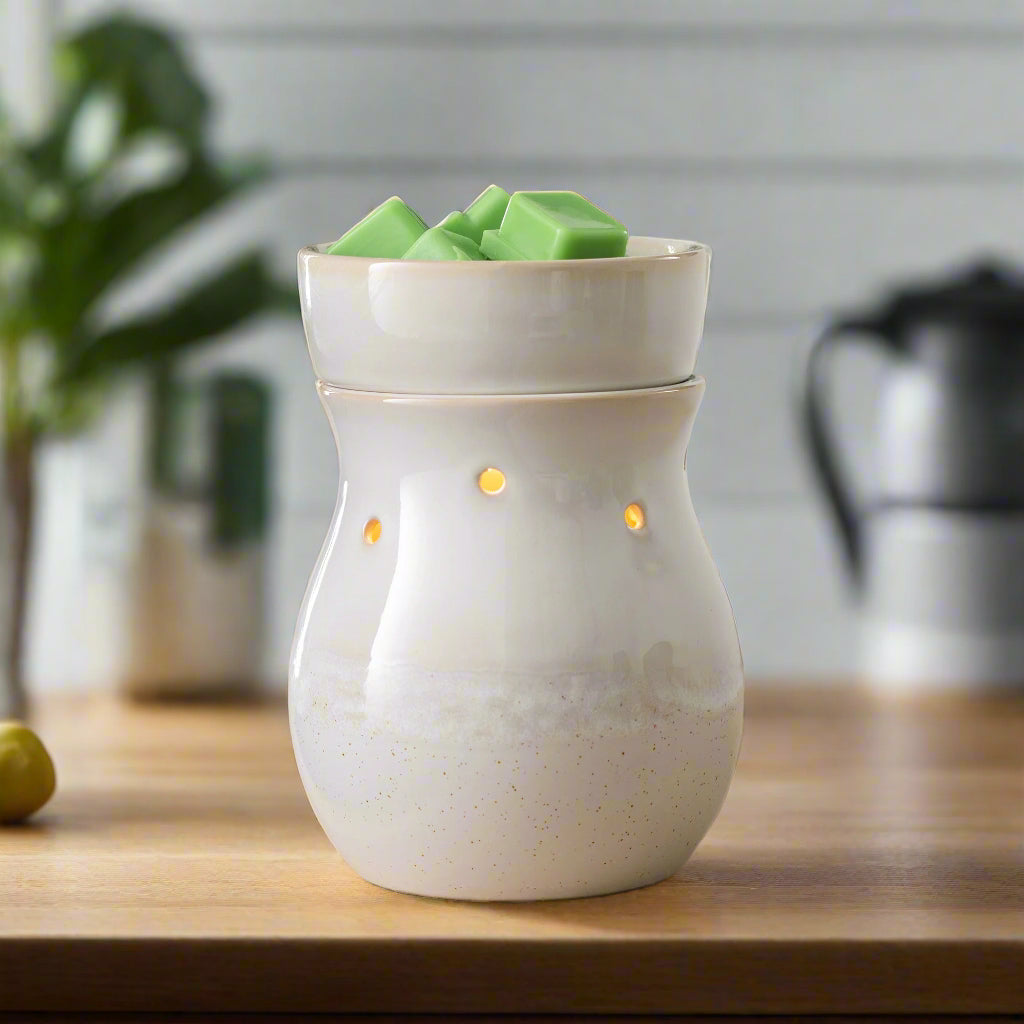 Frosted Farmhouse Illumination Warmer - by Stevie Buoy