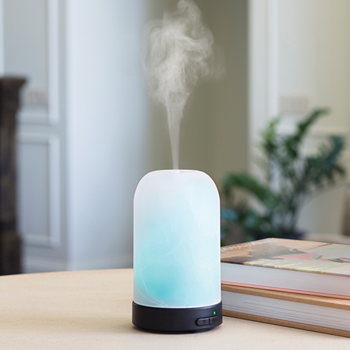Frosted Glass Ultrasonic Aroma Diffuser - by Stevie Buoy