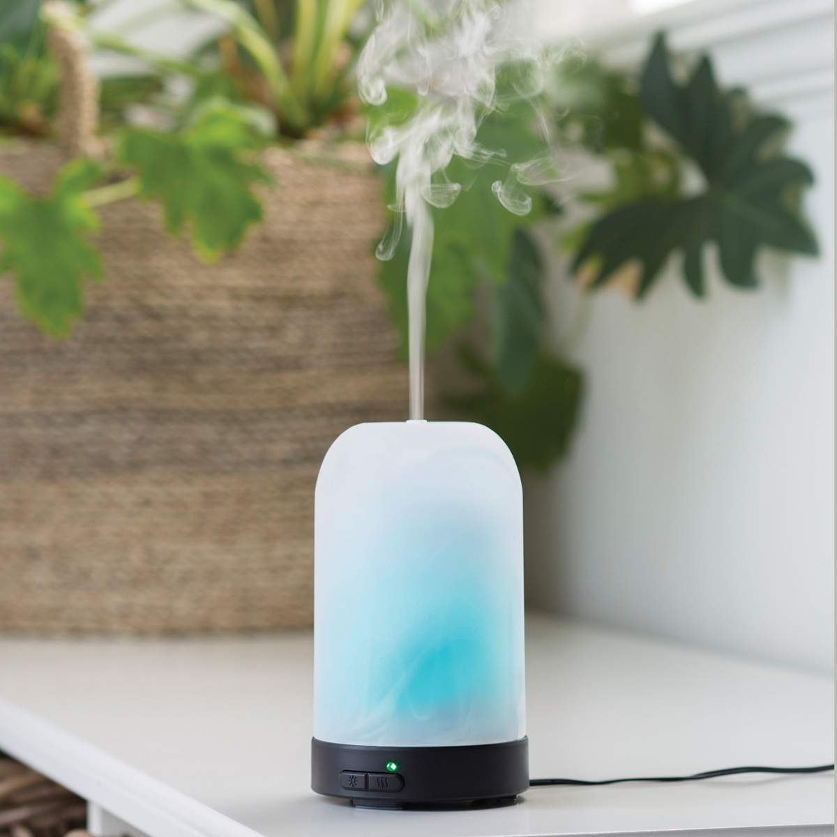 Frosted Glass Ultrasonic Aroma Diffuser - by Stevie Buoy