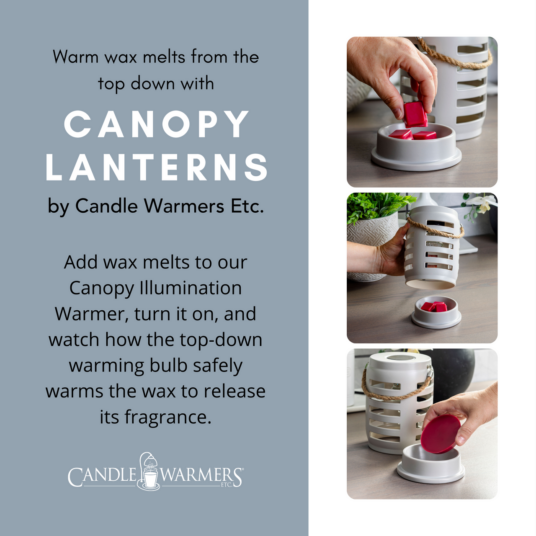 Geo Lantern Canopy Illumination Warmer - by Stevie Buoy
