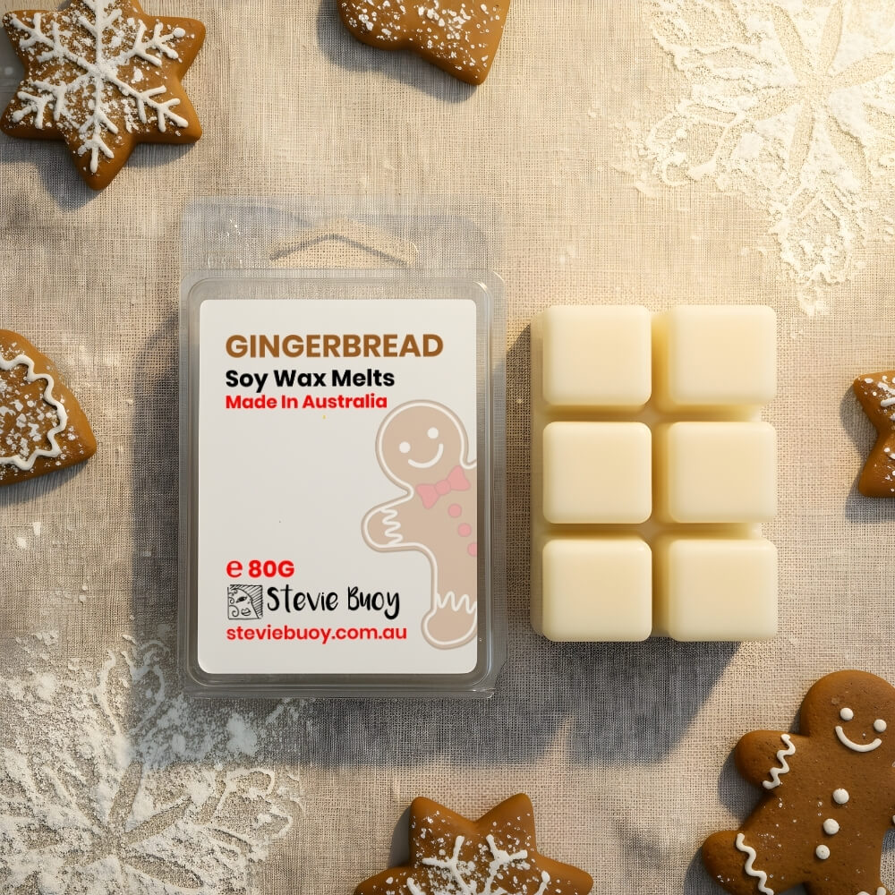 Gingerbread Clamshell Wax Melts - by Stevie Buoy