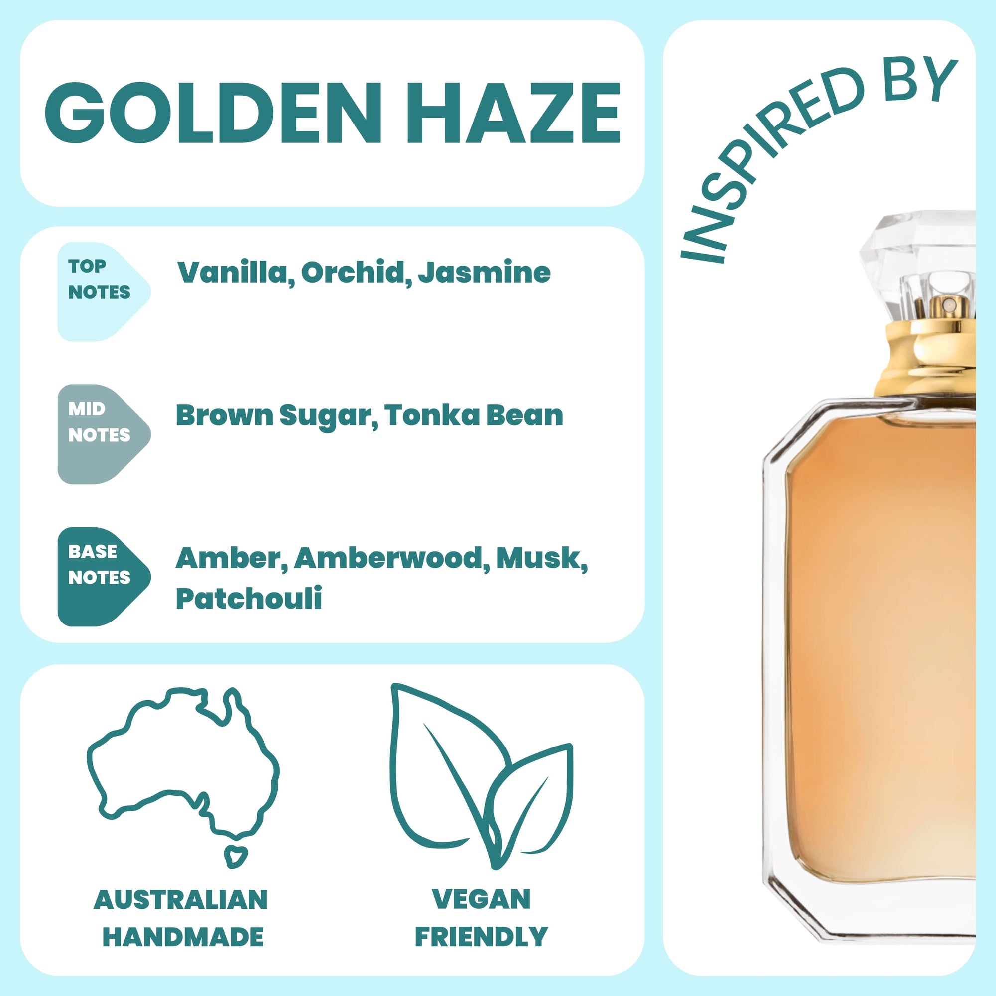 Golden Haze Perfume - 50ml by Stevie Buoy