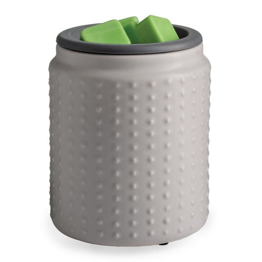 Gray Hobnail Flip Dish Wax Warmer - by Stevie Buoy