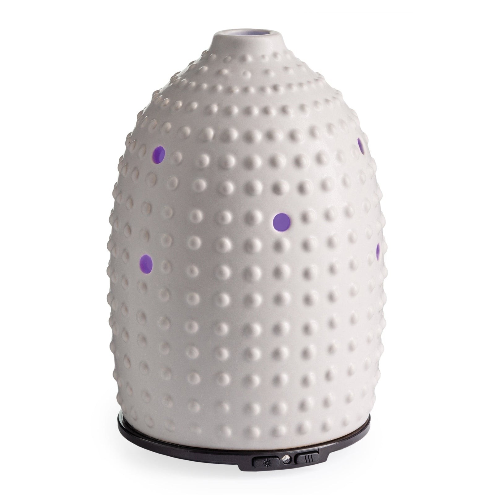 Gray Hobnail Ultrasonic Aroma Diffuser - by Stevie Buoy