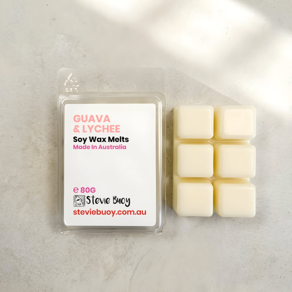 Guava &amp; Lychee Clamshell Wax Melts - by Stevie Buoy