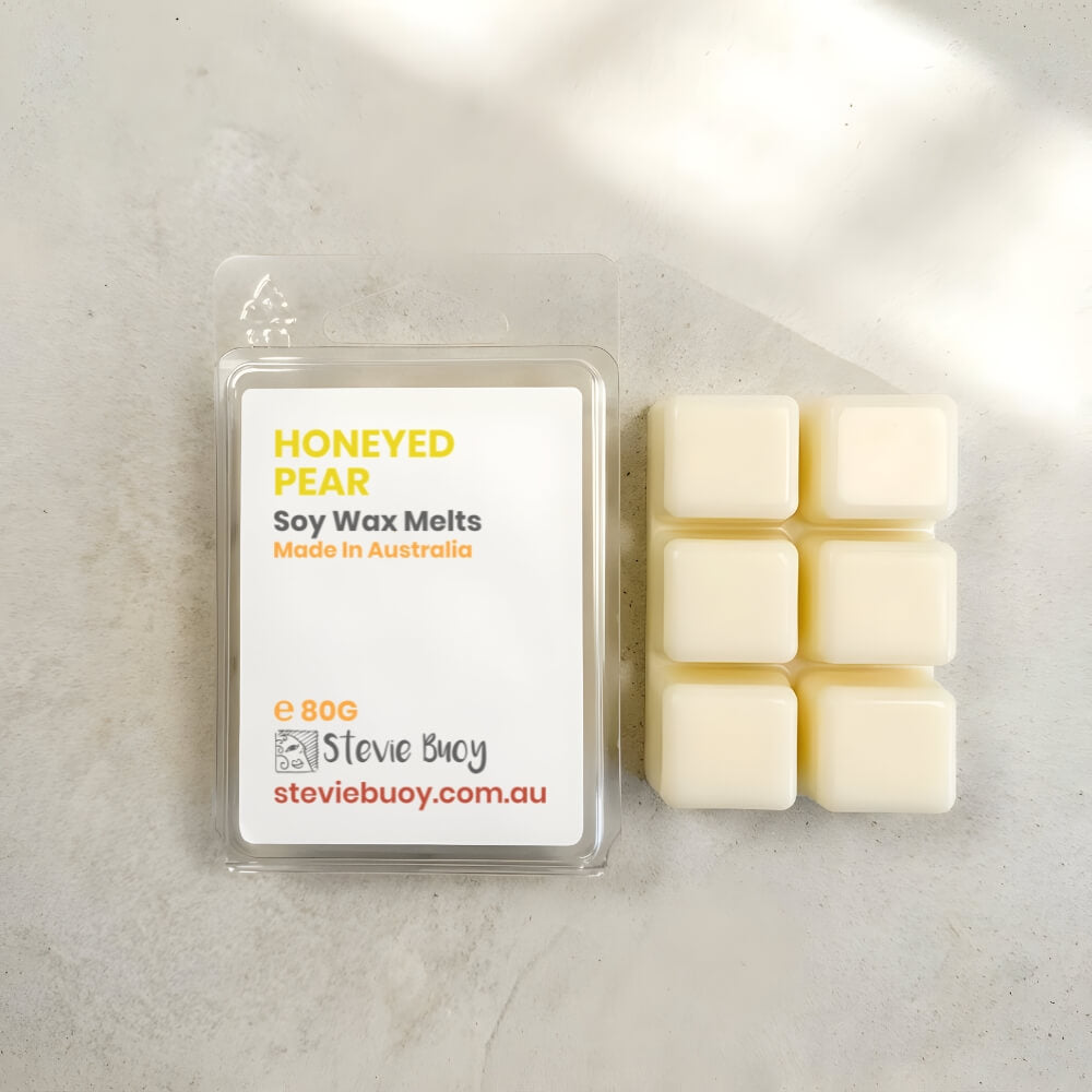 Honeyed Pear Clamshell Wax Melts - by Stevie Buoy