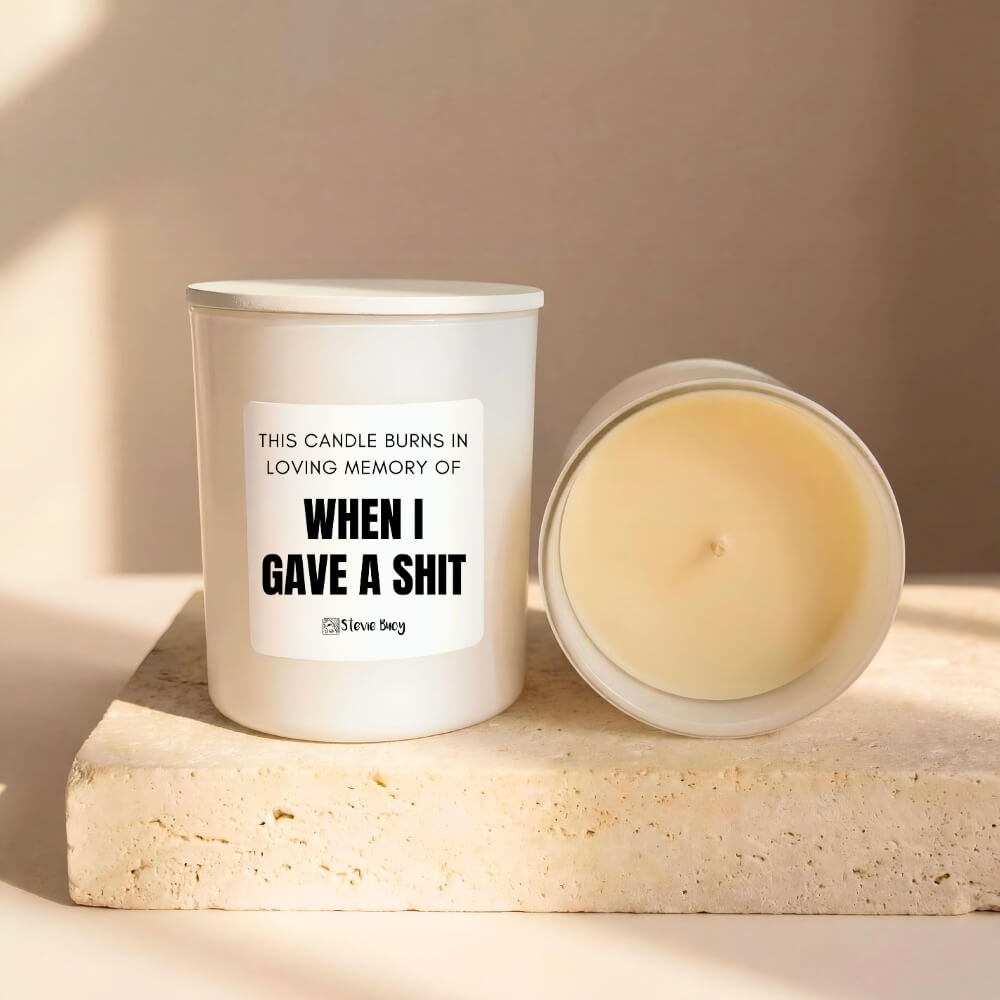 In Loving Memory Naughty Candle - Large by Stevie Buoy