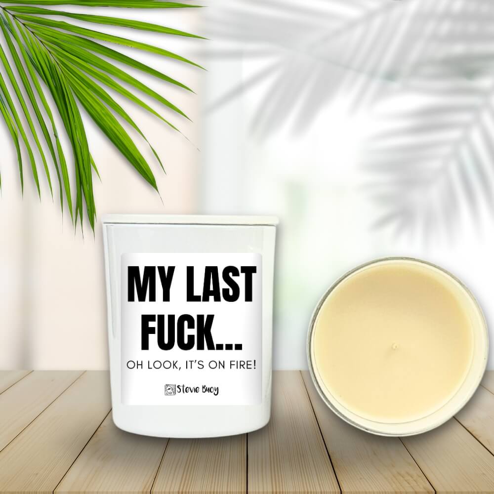 It’s on Fire Naughty Candle - by Stevie Buoy