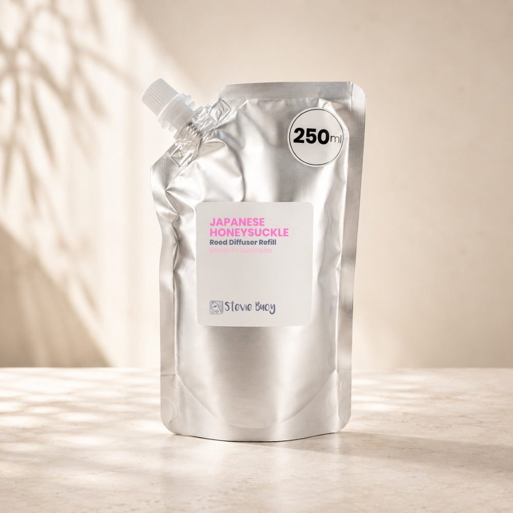 Japanese Honeysuckle Reed Diffuser Refill - by Stevie Buoy