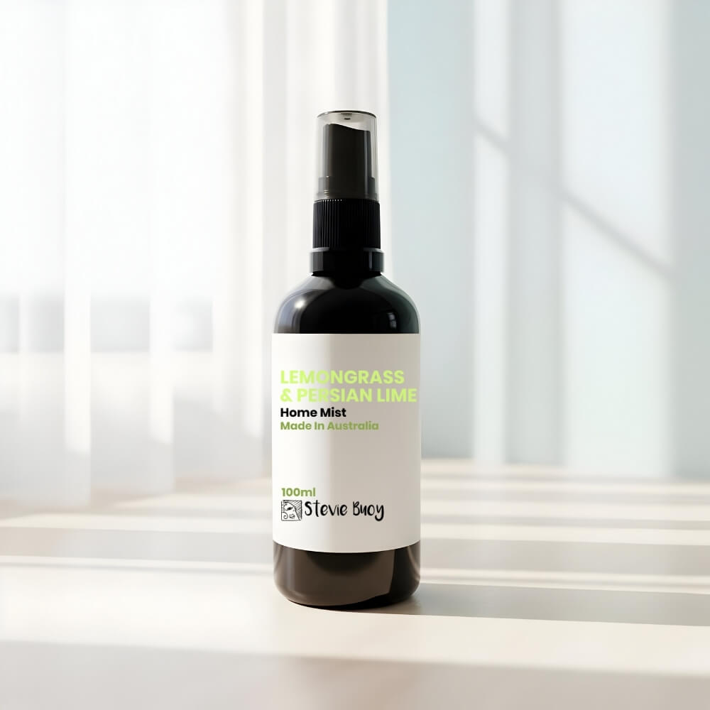 Lemongrass &amp; Persian Lime Home Mist - 100ml by Stevie Buoy