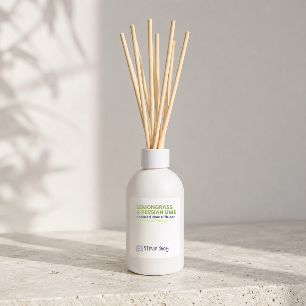 Lemongrass &amp; Persian Lime Reed Diffuser - 200ml by Stevie Buoy